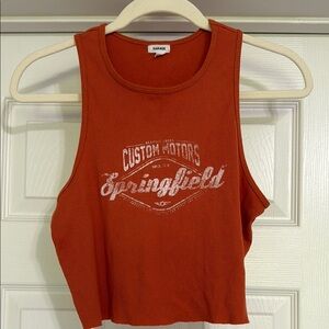 Garage Women's Orange Tank Top